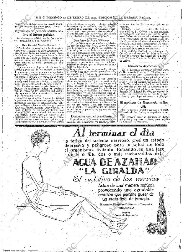 ABC MADRID 12-01-1930 página 24