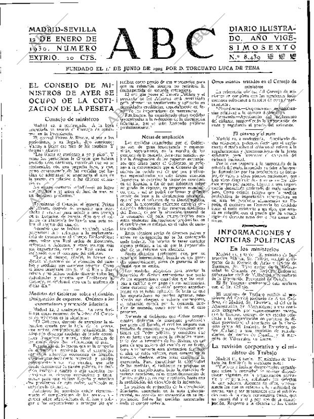 ABC SEVILLA 12-01-1930 página 23