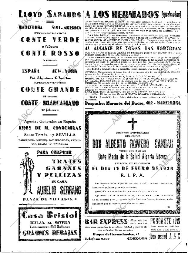 ABC SEVILLA 12-01-1930 página 38