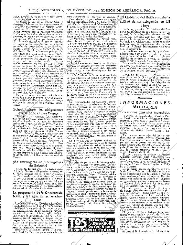 ABC SEVILLA 15-01-1930 página 27