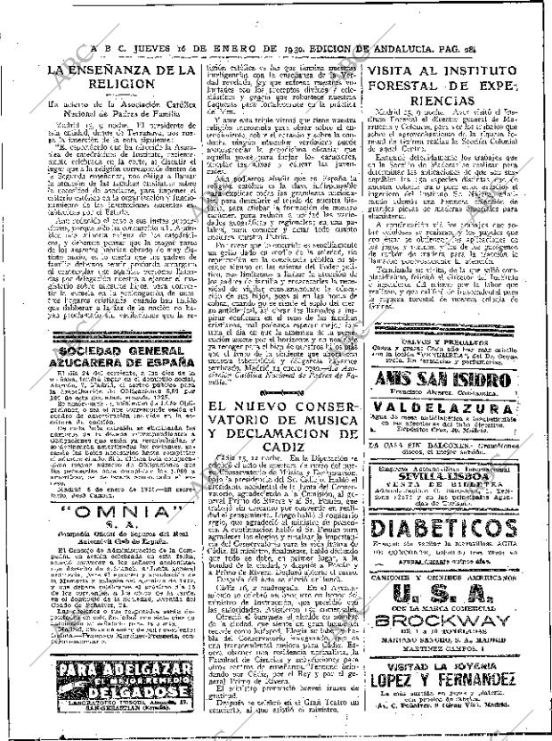 ABC SEVILLA 16-01-1930 página 28