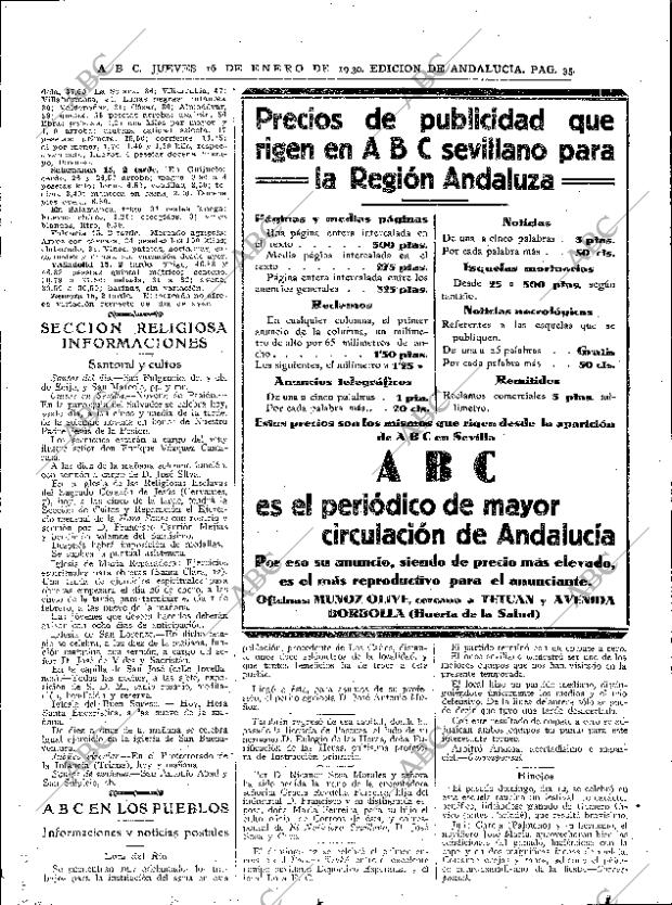 ABC SEVILLA 16-01-1930 página 35