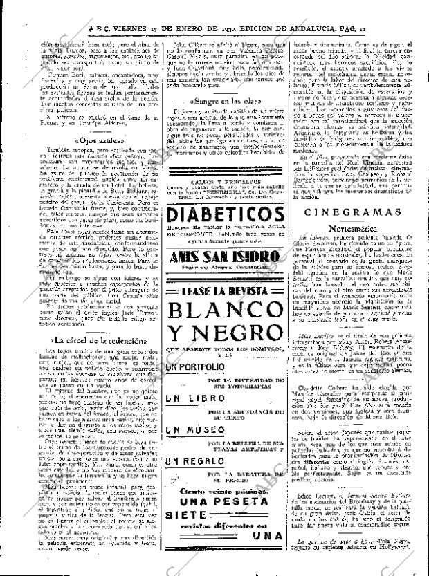 ABC SEVILLA 17-01-1930 página 11