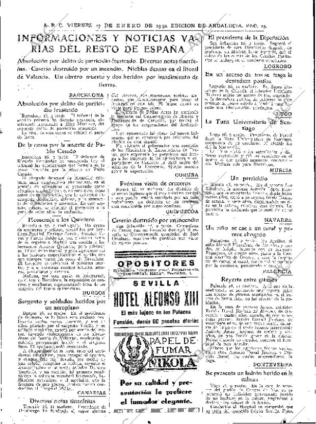 ABC SEVILLA 17-01-1930 página 25