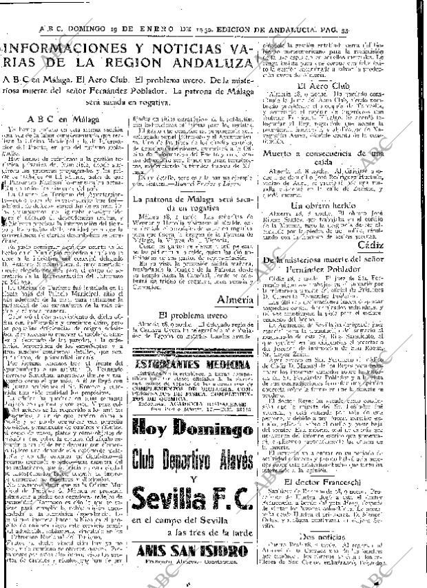 ABC SEVILLA 19-01-1930 página 31