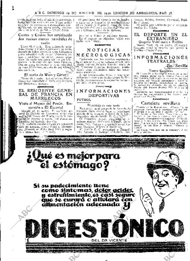 ABC SEVILLA 19-01-1930 página 34