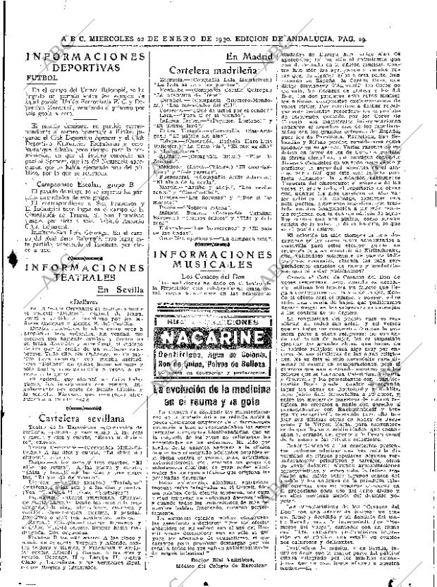 ABC SEVILLA 22-01-1930 página 29