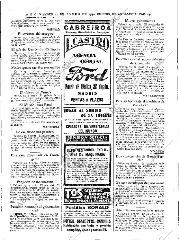 ABC SEVILLA 24-01-1930 página 23