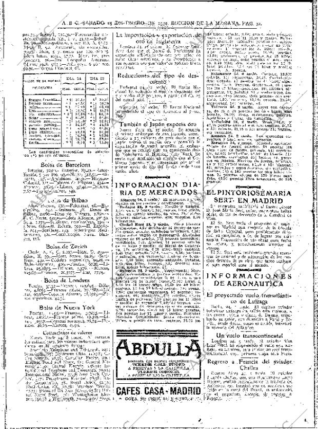 ABC MADRID 25-01-1930 página 32