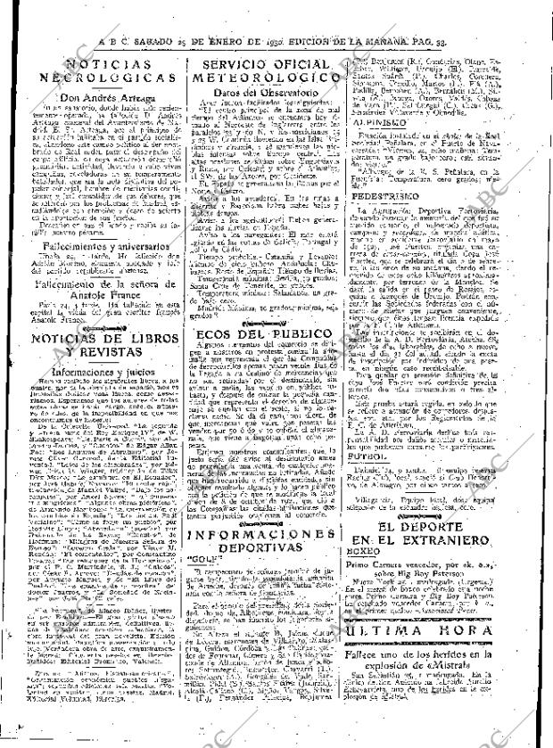 ABC MADRID 25-01-1930 página 33