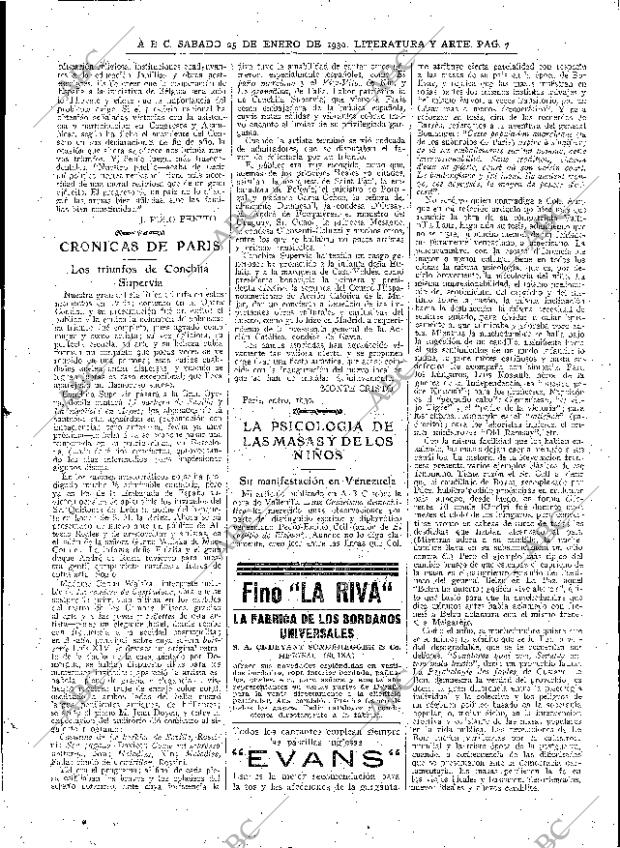 ABC MADRID 25-01-1930 página 7