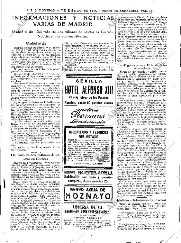 ABC SEVILLA 26-01-1930 página 27