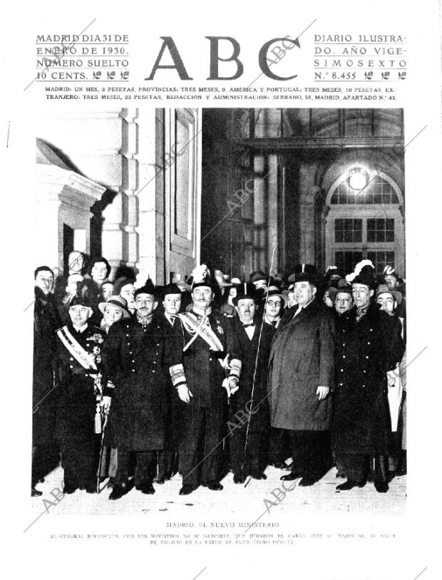 ABC MADRID 31-01-1930 página 1