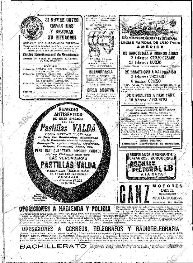 ABC MADRID 31-01-1930 página 2