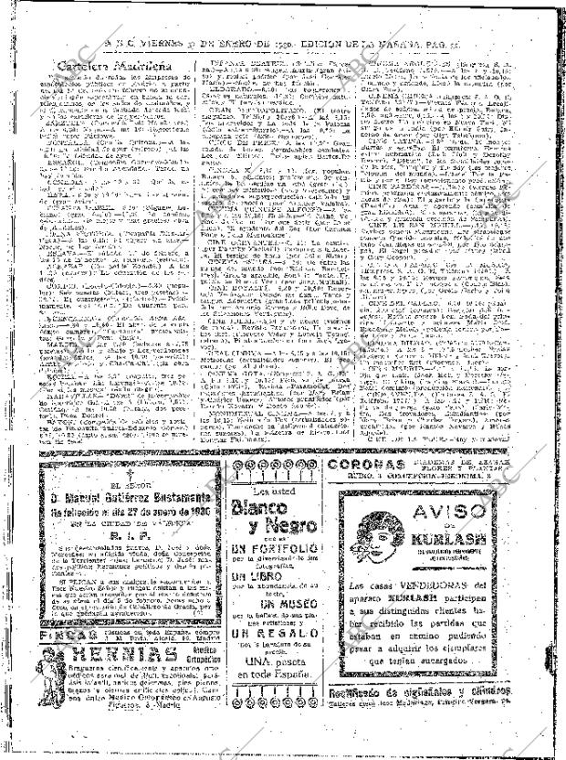 ABC MADRID 31-01-1930 página 32