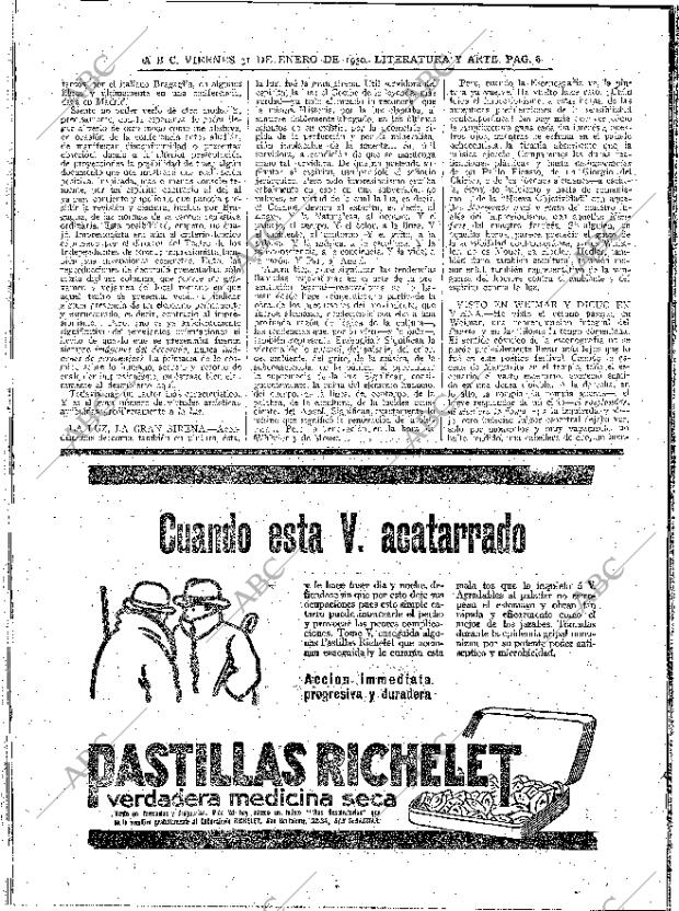 ABC MADRID 31-01-1930 página 6