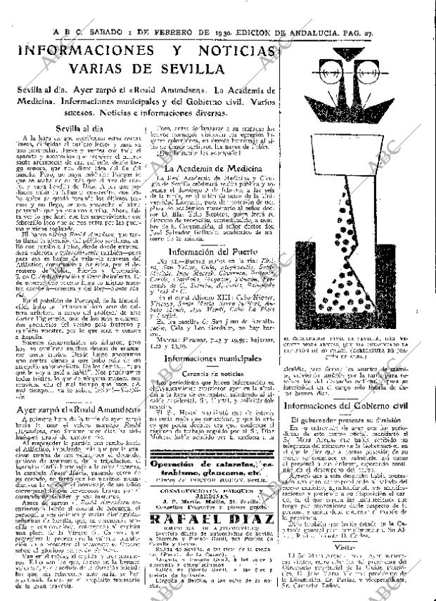 ABC SEVILLA 01-02-1930 página 25