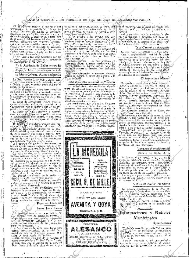 ABC MADRID 04-02-1930 página 26