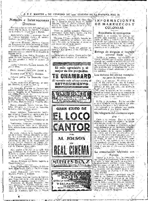 ABC MADRID 04-02-1930 página 28