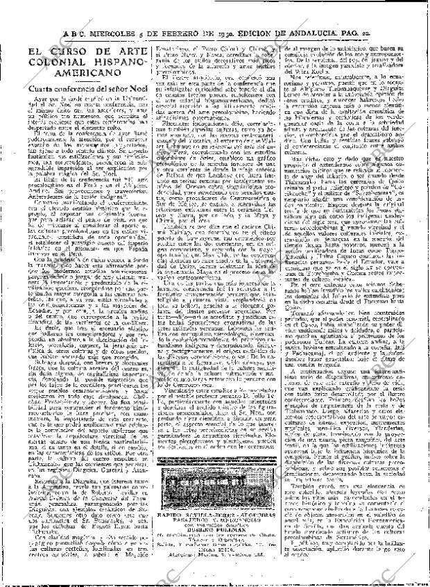 ABC SEVILLA 05-02-1930 página 22