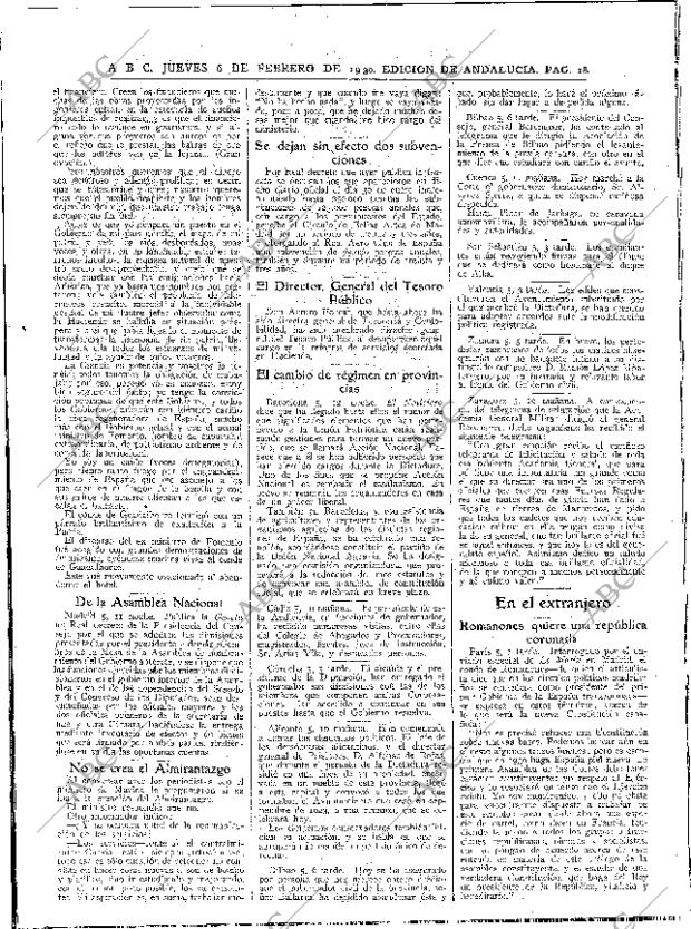 ABC SEVILLA 06-02-1930 página 14