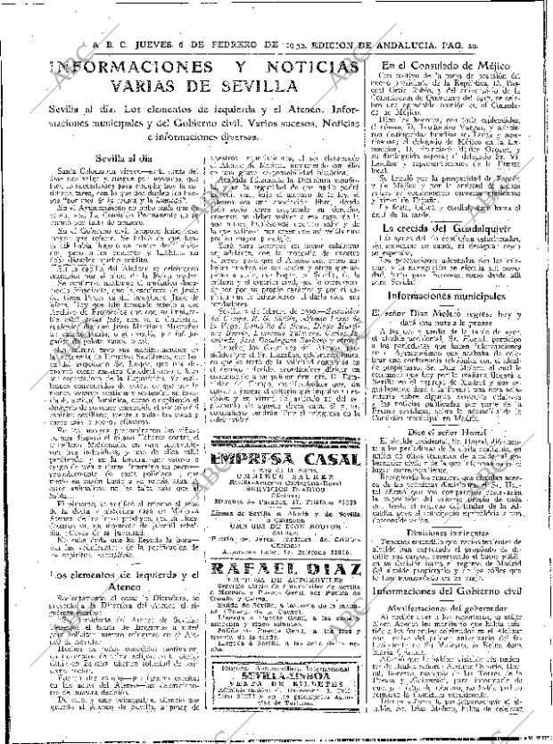 ABC SEVILLA 06-02-1930 página 16