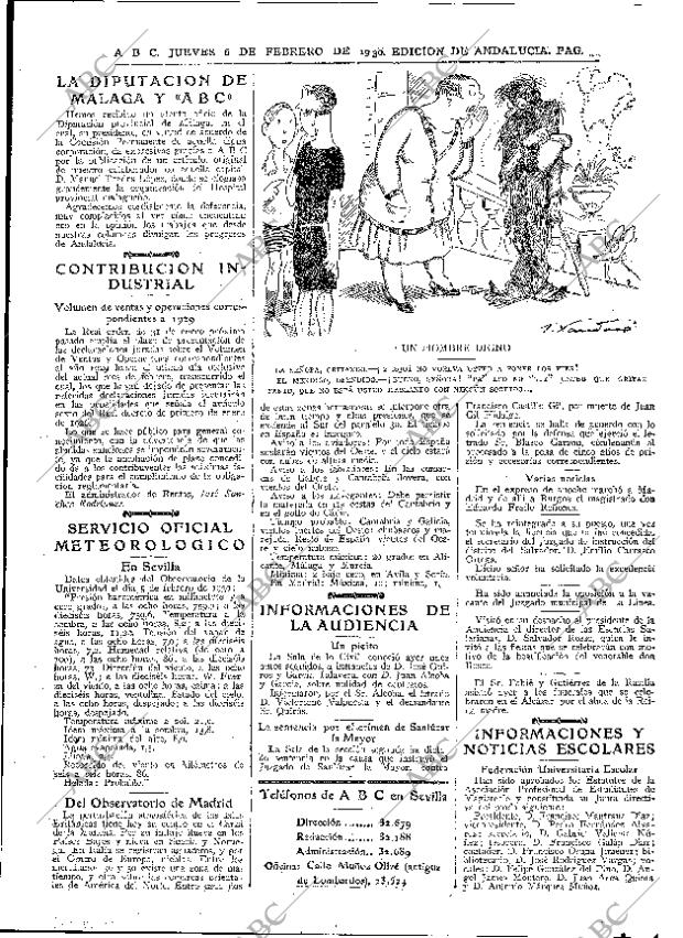 ABC SEVILLA 06-02-1930 página 23