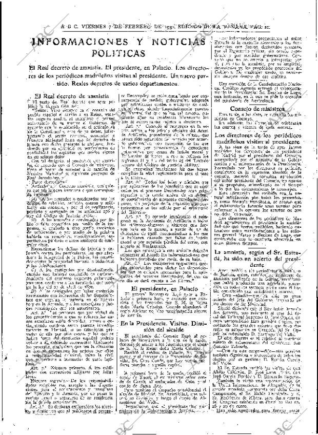 ABC MADRID 07-02-1930 página 21