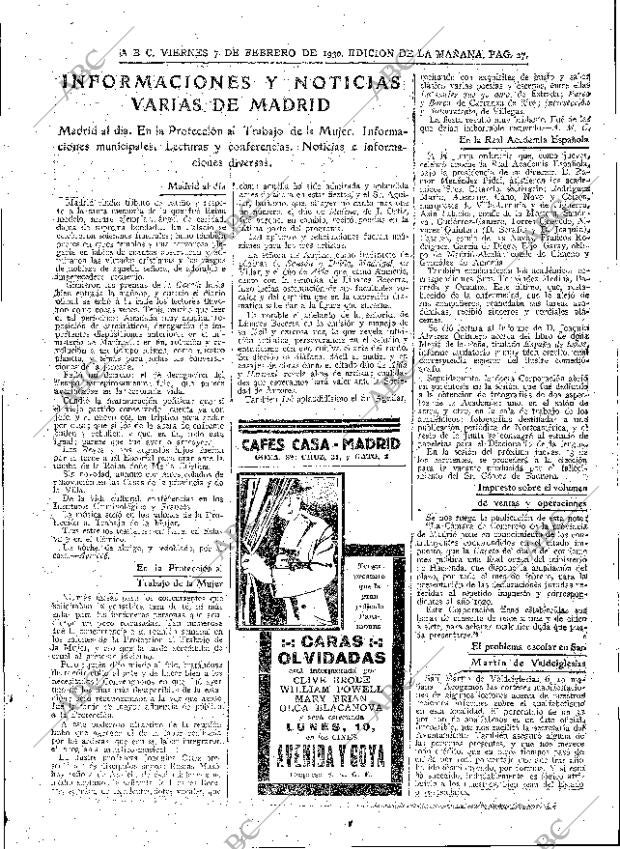 ABC MADRID 07-02-1930 página 27