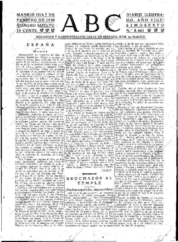 ABC MADRID 07-02-1930 página 3
