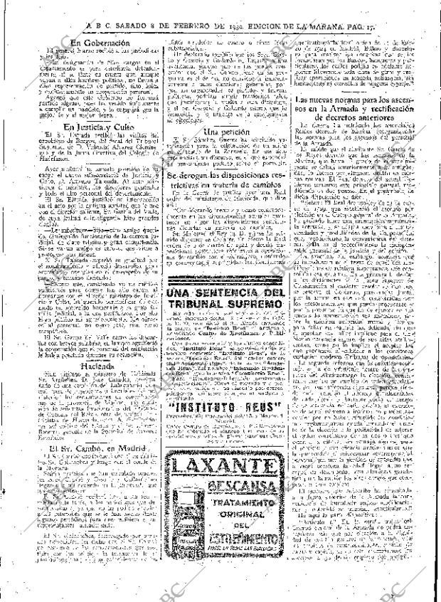 ABC MADRID 08-02-1930 página 17