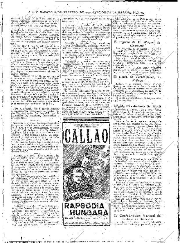 ABC MADRID 08-02-1930 página 20