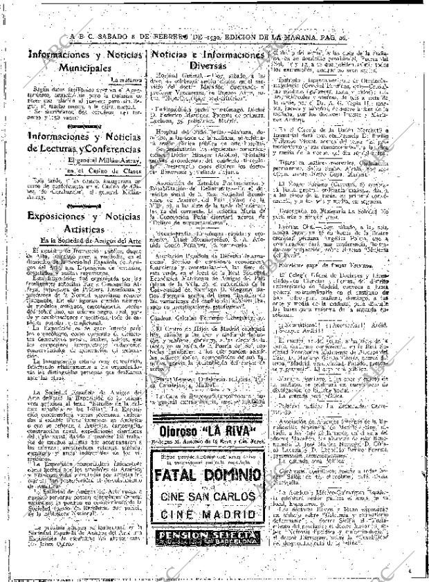 ABC MADRID 08-02-1930 página 26