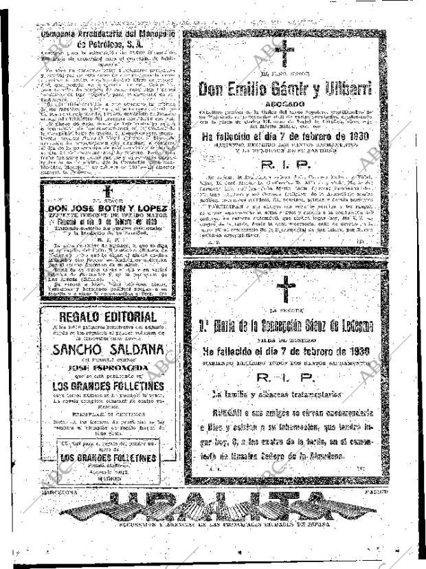 ABC MADRID 08-02-1930 página 45