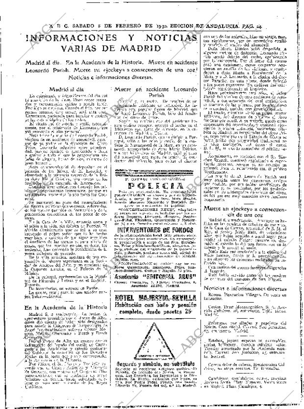 ABC SEVILLA 08-02-1930 página 24