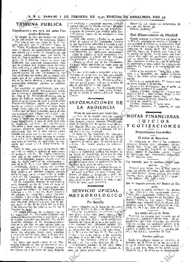 ABC SEVILLA 08-02-1930 página 33