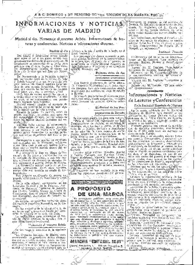 ABC MADRID 09-02-1930 página 29