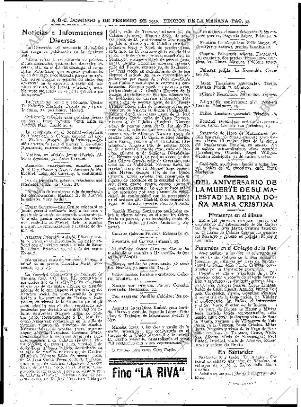 ABC MADRID 09-02-1930 página 33