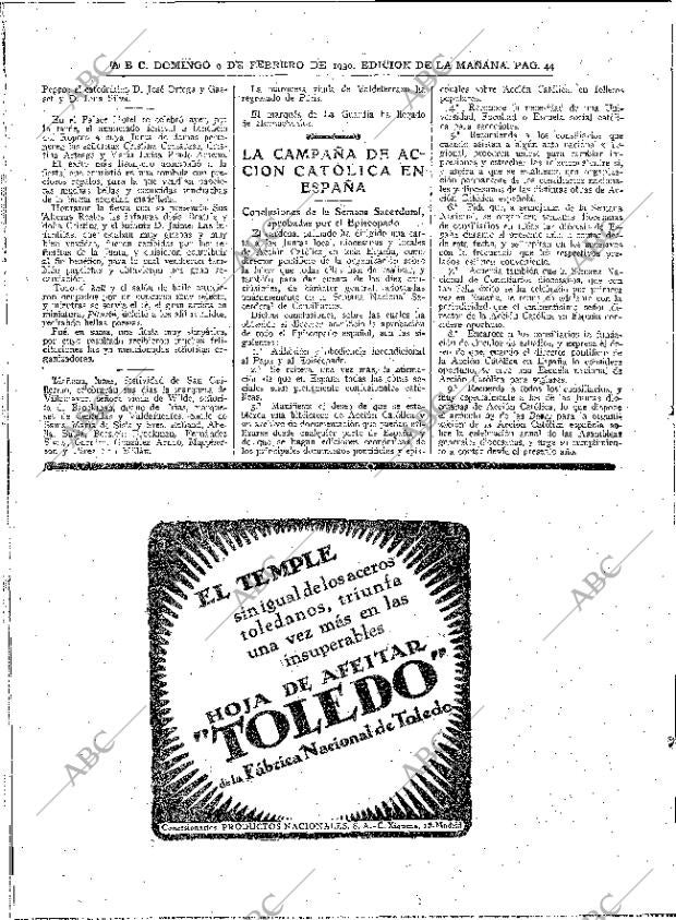 ABC MADRID 09-02-1930 página 42