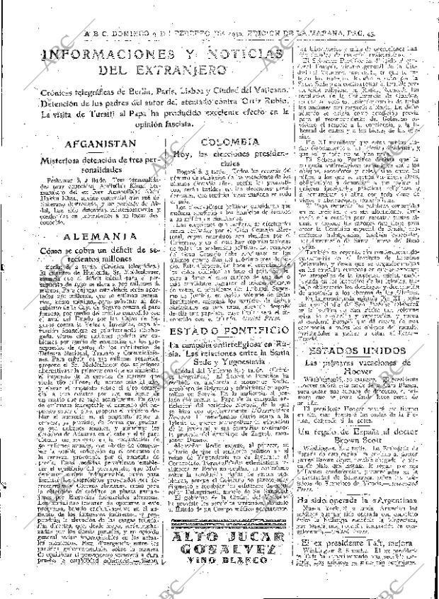 ABC MADRID 09-02-1930 página 43