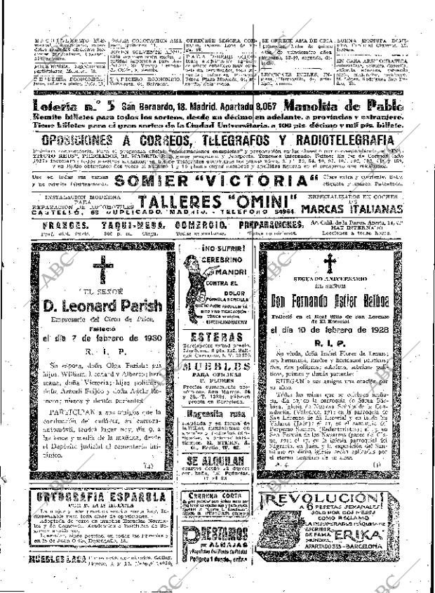 ABC MADRID 09-02-1930 página 61