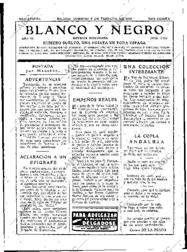 BLANCO Y NEGRO MADRID 09-02-1930 página 3