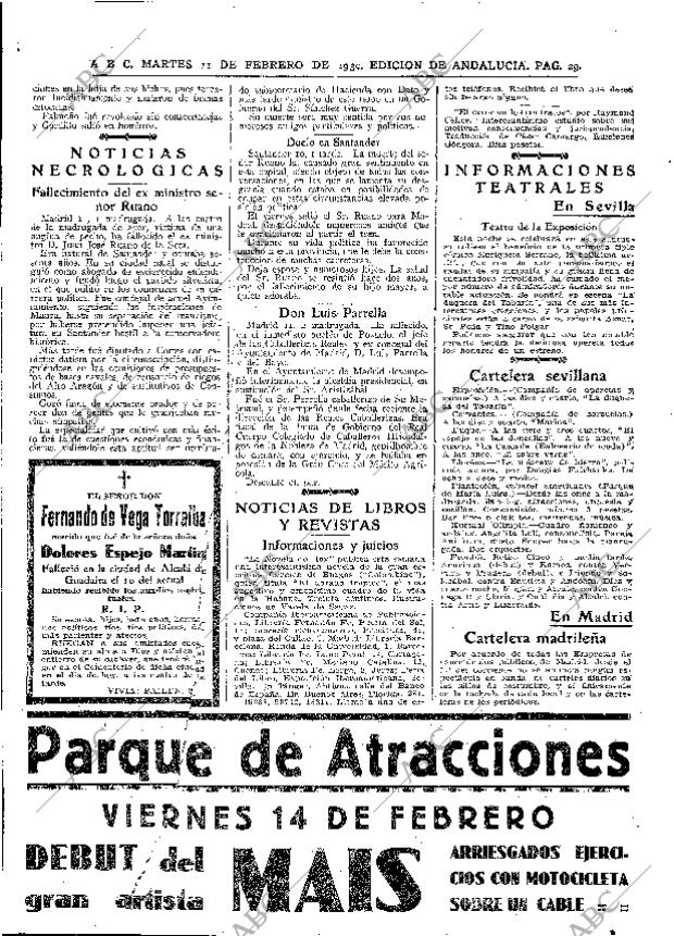 ABC SEVILLA 11-02-1930 página 27