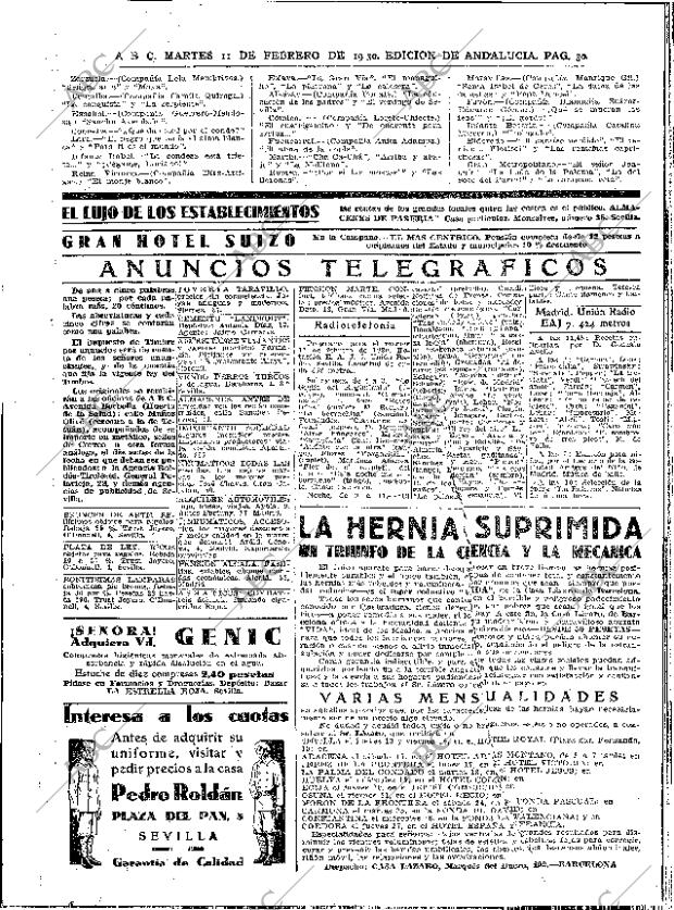 ABC SEVILLA 11-02-1930 página 28