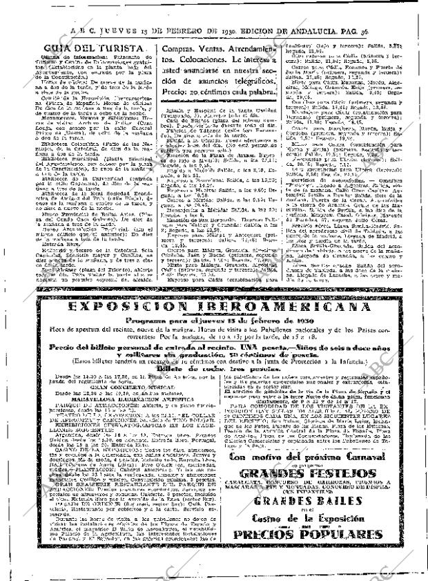 ABC SEVILLA 13-02-1930 página 32