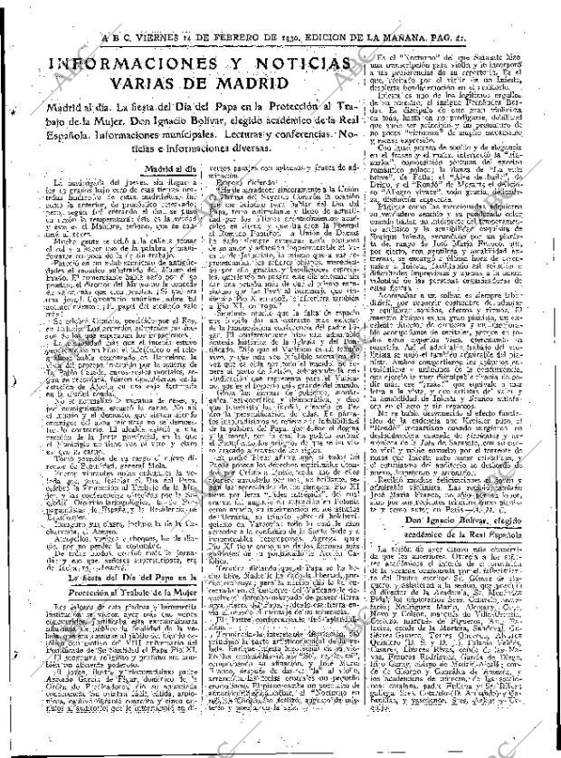 ABC MADRID 14-02-1930 página 21