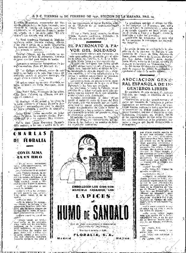ABC MADRID 14-02-1930 página 24