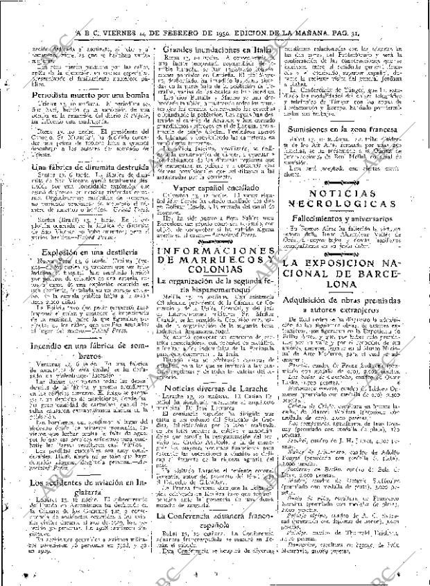 ABC MADRID 14-02-1930 página 31