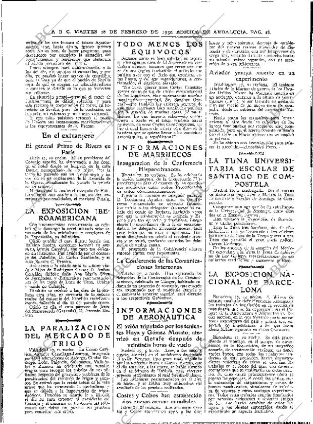 ABC SEVILLA 18-02-1930 página 18
