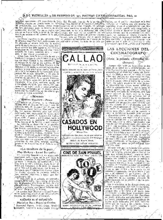 ABC MADRID 19-02-1930 página 11